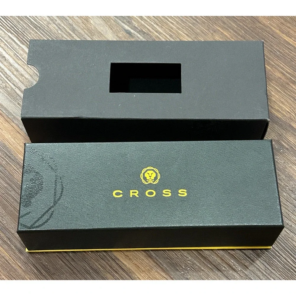 Cross Aventura Ballpoint Pen Onyx Black With Chrome Trim With Gift Box New
